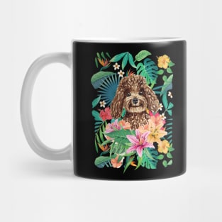 Tropical Chocolate Toy Poodle Mug